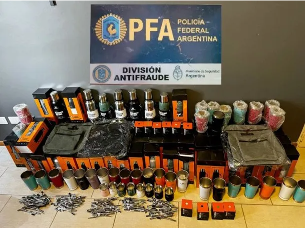 Nordelta: descubren más de mil termos Stanley truchos que podrían ser perjudiciales para la salud Nordelta: descubren más de mil termos Stanley truchos que podrían ser perjudiciales para la salud